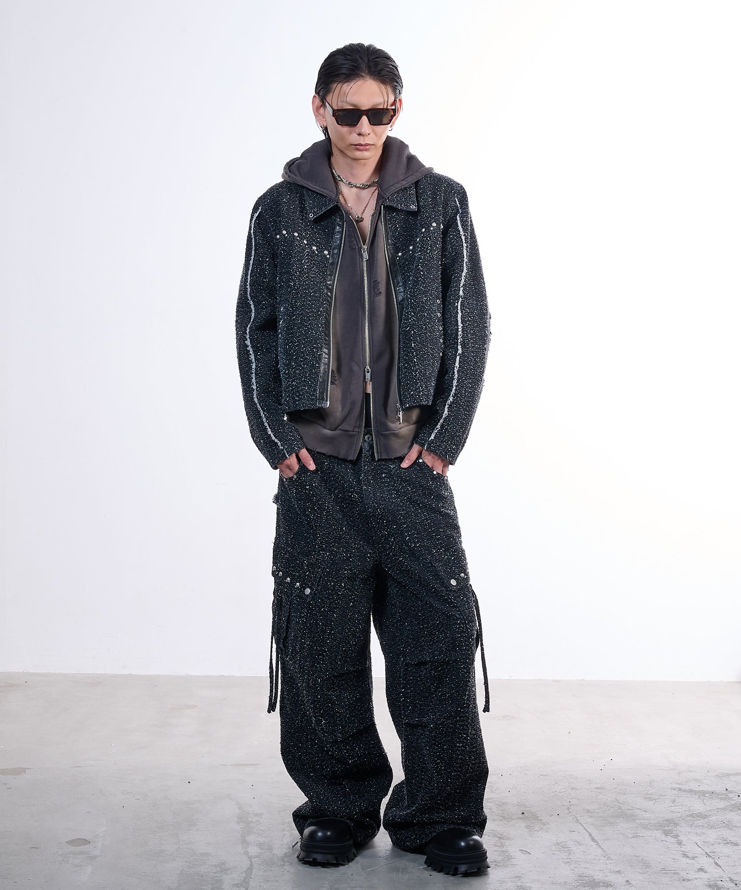 渐变 Bleach Melt Logo 长袖 T 恤 (蓝色) 